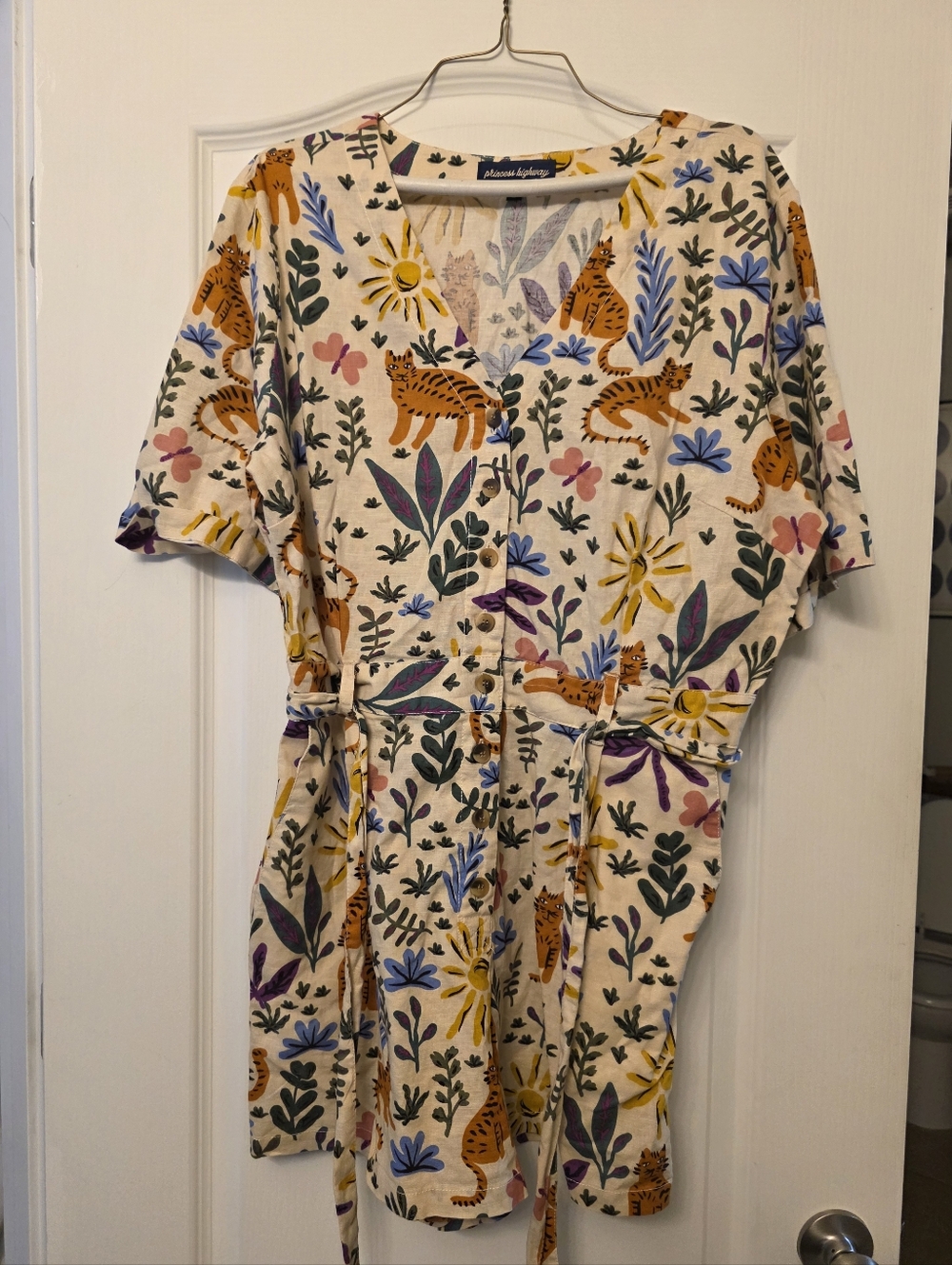 Princess Highway Playsuit Romper- Size AU 16